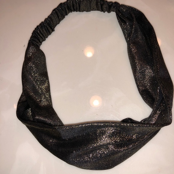 black and gold shimmery headband - Picture 1 of 2